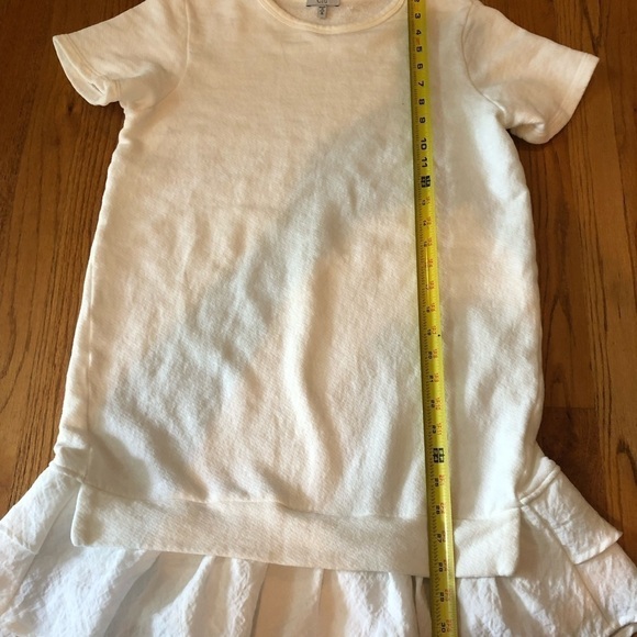 Clu T-Dress Silk Pleats white Sweatshirt Small - Picture 6 of 7